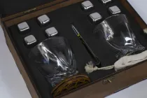 Подарункові набори Moltis Relax Whisky Stones, Quadro 8 шт кубиків (MR-1006)