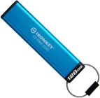 Флеш пам'ять USB Kingston IronKey Keypad 200 128GB USB Type-C Blue (IKKP200C/128GB)