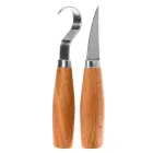 Набір стамесок 2шт для різьблення по дереву, вирізування ложки (117951)