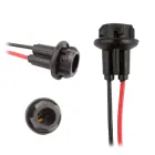 Автомобільний патрон для світлодіодних ламп цоколь T10, W5W з дротом