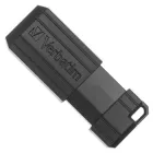 Флеш пам'ять USB Verbatim PinStripe 64GB USB 2.0 Black (49065)