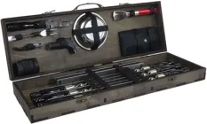 Подарунковий шашличний набір для гриля та барбекю Moltis Tourist MT-10537 Темний подарунок чоловікові, куму, брату, другові, батькові, керівнику (4802351510537)