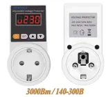 Захисне реле напруги в розетку Taxnele 3000W 140-300V 16A