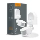 Датчик руху та світла VIDEX інфрачервоний |220V, 1200W, IP44| Білий VL-SPW02W