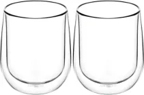 Набір чашок із подвійними стінками Ardesto Боросилікатне скло Прозорий 360 мл х 2 шт (AR2636BR)