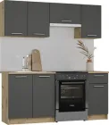 Кухня SLAVNI Briana 1.8 м Дуб Артизан/Графіт (8907377043086)