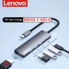 Адаптер перетворювач конвертер Type-C - HDMI 4K + USB Lenovo S705