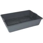 Туалет для котів із сіткою Savic Cat Tray 42х29,5х9,5 см Сірий (5411388002237)