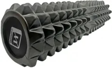 Масажний ролик-валик для МФР та йоги EasyFit Solid Roller 45х13 см ролер-масажер для спини, ніг, рук та шиї EF-2053-BK Чорний (56003491)