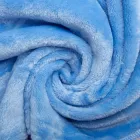 Тканина махрове полотно Велсофт, 175 см, 400 гр/м2, м`яка тканина для пледів, халатів, піжам, покривал блакитне м.п.