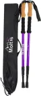 Трекінгові палиці Moltis Relax MR-140 з системою Antishock, насадками та чохлом Purple (4865489210140)