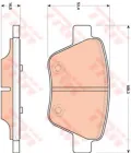 Дискові гальмівні колодки TRW (GDB1841)