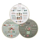 Набір для вишивання гладдю для початківців і не тільки 3 шт