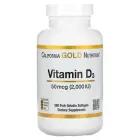Вітаміни та мінерали California Gold Nutrition Vitamin D3 50 mcg, 360 рибних капсул