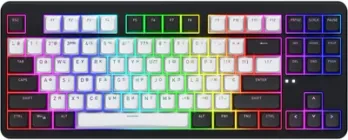 Клавіатура бездротова Hator Rockfall 3 Mecha TKL QMK/VIA Orange Wireless Black (HTK850UA)