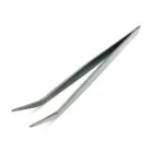 Пінцет з вигнутими кінцями, з гладкими ручками, довжина 14,5 см, TWE-7A Yoke (6197)