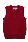 Жилет для хлопчика бордовий в'язаний трикотаж 128 р Арт. 2221 Княжич