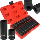 Набір коротких та довгих ударних головок Mar-Pol 1/2" 10-19 мм 20 предметів (M58259)