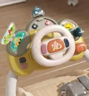 Музичне кермо на коляску 6662 з музикою та ременями для кріплення Таксі