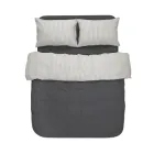 Постільна білизна з льону Lotus Home - Karlin stripe linen антрацит євро (svt-2000022333528)