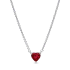 Срібне намисто Пандора "Червоне серце" . 392542C01