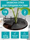 Комплект 2 шт Захит діаметр 19 см для рослин квітів від котів і дітей – регульований бар’єр для вазонів