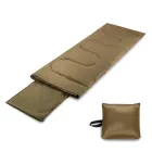 Спальний мішок ковдра з підголівником Champion до 5С 195 см Оливковий 453-2