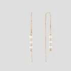 Золоті сережки Minimal с376-ч-др