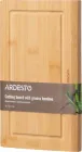 Дошка кухонна з жолобом Ardesto Midori 25х16х1.5 см бамбук (AR1425BM)