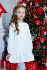 Дитяче плаття для дівчинки Ластівка 24_2075 134 см Біле (ROZ6501101839)