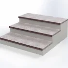 Сходи гранітні Gtkhouse Токівські 1000х350х20 термооброблені Червоні