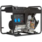 Генератор дизельний 1-циліндровий 4-тактний Hyundai DHY 5000L 4.6 кВт чорний