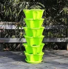 Горщик садовий для квітів, ягід та інших рослин 6шт зелений