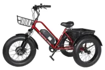 Триколісний електровелосипед VELOMOTOR СARGO 500Вт (48В 10Ач у боксі) червоний