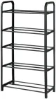 Етажерка для взуття Fabrika на 5 полиць 42х19х79.5 см Чорна (FK0241 BLACK)