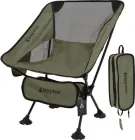 Кемпінговий стілець зі спинкою для пікніка Eagle Rock крісло похідне розкладне для риболовлі Олива (KR20021)