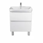 Тумба універсальна Мойдодир Палермо-70-U біла з умивальником Vivace 70