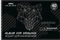 Альбом для малювання Maxi А4 на спіралі 100г/м2 40 аркушів (MX60930)