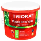 Фарба інтер'єрна TRIORA Що миється акрилова 7 кг біла матова