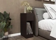 Тумба приліжкова з шухлядою вузька 60х35х20 см. Венге