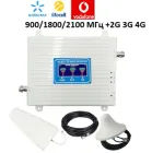 Підсилювач мобільного зв'язку GSM 4G Репітер (7502) підсилват інтернету LTE 900. 1800. 2100 МГц