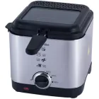 Фритюрниця електрична Kamille 900 Вт 1.5 л антипригарна фільтр запаху регулювання температури (1268)