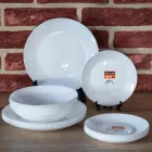 Набір тарілок Luminarc Zelie White 18 предметів в тех тарі Білий