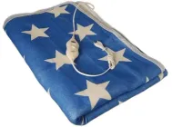 Електропростирадло Electric Blanket 7418 плед з підігрівом електроковдра з терморегулятором 150х120 см Біла зірка