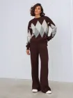 Костюм в'язаний жіночий утеплений Dressa 72726 44-50 Коричневий (2000406230566_D)