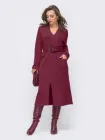 Сукня міді зимова жіноча Dressa 72601 52-54 Бордова (2000406223445_D)