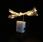 Міні-гірлянда "Роса" тепла біла для декору.