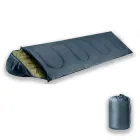 Спальний мішок ковдра з капюшоном Champion до -5С 198 см Сірий 1090