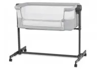 Ліжечко приставне Kinderkraft Neste Up сіре