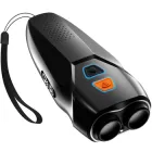 Ультразвуковий відлякувач собак з акумулятором PU70 8669 ліхтарик Black (17072)